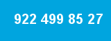 922 499 85 27 922 499 85 27